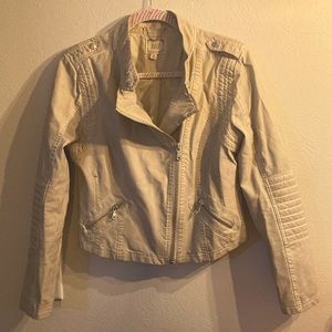 Black Swan faux leather jacket